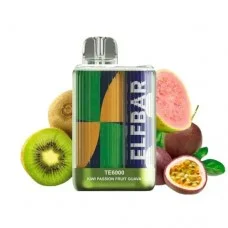 Одноразовая электронная сигарета Elf Bar Kiwi Passion Fruit Guava (Киви Маракуйя Гуава) TE6000