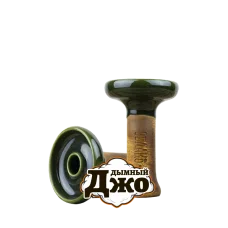 Глиняная чаша Облако Phunnel L Glaze Dark Green (тёмно-зелёная)