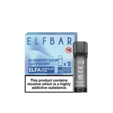 Заправленный картридж ELF BAR ELFA 4ml 5% Blueberry Sour Raspberry (Черника Кислая Малина)